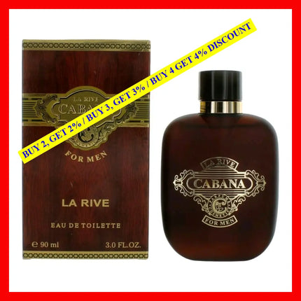 Cabana By La Rive 3 Oz Eau De Toilette Spray For Men