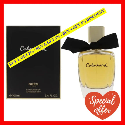 Cabochard By Parfums Gres For Women - 3.4 Oz Edp Spray