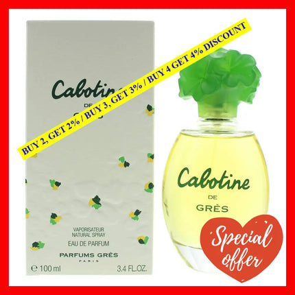 Cabotine By Parfums Gres For Women - 3.4 Oz Edt Spray