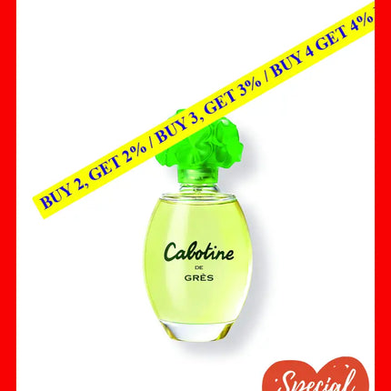 Cabotine By Parfums Gres For Women - 3.4 Oz Edt Spray