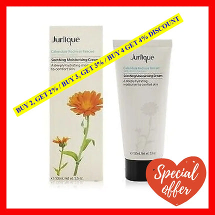 Calendula Redness Rescue Soothing Moisturising Cream By Jurlique For Women - 3.5 Oz