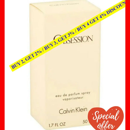 Calvin Klein Obsession Edp Spray For Women 50Ml - 88300103300