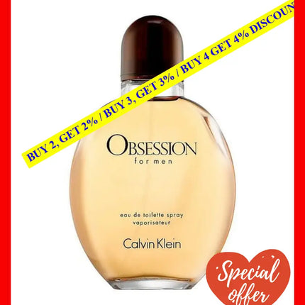 Calvin Klein Obsession Men Edt Spray 125 Ml - 88300606511