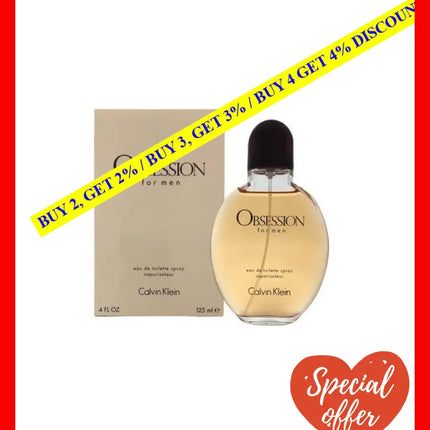 Calvin Klein Obsession Men Edt Spray 125 Ml - 88300606511