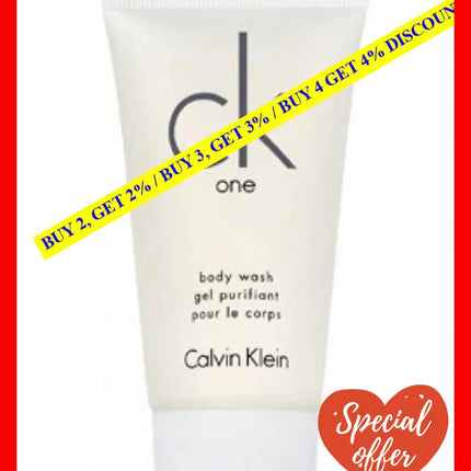 Calvin Klein Unisex Ck One Shower Gel 3.4 Oz