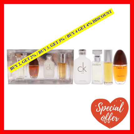 Calvin Klein Variety By For Women - 4 Pc Mini Gift Set 0.5Oz Obsession Edp Spray Ck One Edt Splash