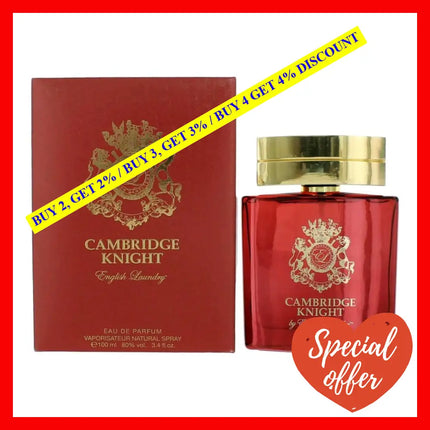 Cambridge Knight By English Laundry 3.4 Oz Eau De Parfum Spray For Men