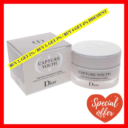 Capture Youth Age-Delay Advanced Cream By Christian Dior For Women - 1.7 Oz