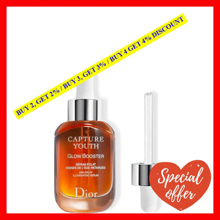 Capture Youth Glow Booster Illuminating Serum By Christian Dior For Women - 1 Oz