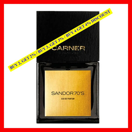 Carner Barcelona Sandor S 70S Eau De Parfum Unisex 1.7 Oz / 50 Ml