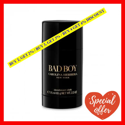 Carolina Herrera Bad Boy 2.3 Oz Deodorant Stick