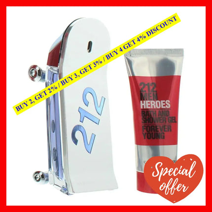 Carolina Herrera Men’s 212 Heroes Forever Young Gift Set Fragrances