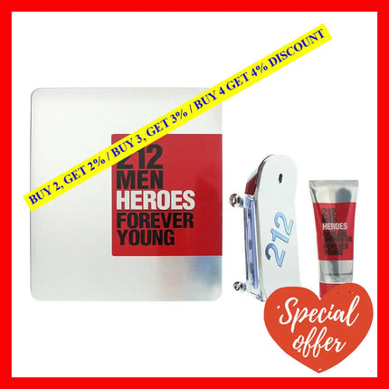 Carolina Herrera Men’s 212 Heroes Forever Young Gift Set Fragrances