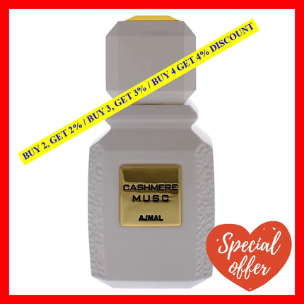 Cashmere Musc By Ajmal For Unisex - 3.4 Oz Edp Spray