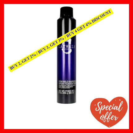 Catwalk Firm Hold Hairspray By Tigi For Unisex - 9 Oz Spray