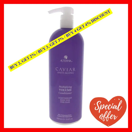 Caviar Anti-Aging Multiplying Volume Conditioner By Alterna For Unisex - 33.8 Oz