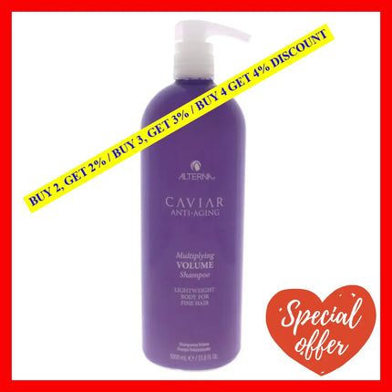 Caviar Anti-Aging Multiplying Volume Shampoo By Alterna For Unisex - 33.8 Oz