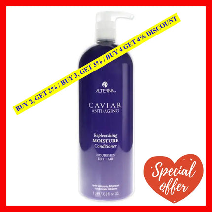 Caviar Anti Aging Replenishing Moisture Conditioner By Alterna For Unisex - 33.8 Oz