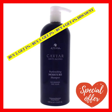 Caviar Anti-Aging Replenishing Moisture Shampoo By Alterna For Unisex - 33.8 Oz