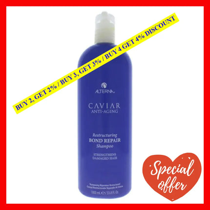 Caviar Anti-Aging Restructuring Bond Repair By Alterna For Unisex - 33.8 Oz Shampoo