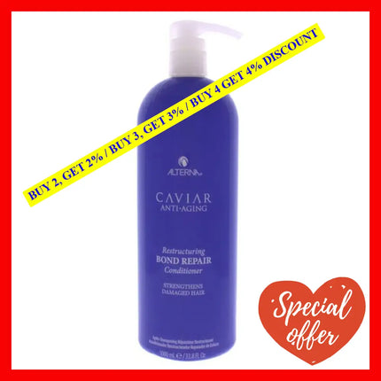 Caviar Anti-Aging Restructuring Bond Repair By Alterna For Unisex - 33 Oz Conditioner