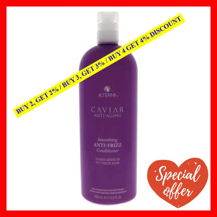 Caviar Anti-Aging Smoothing Anti-Frizz Conditioner By Alterna For Unisex - 33.8 Oz