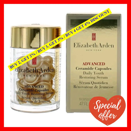 Ceramide By Elizabeth Arden 30 Advanced Daily Youth Restoring Serum Capsules