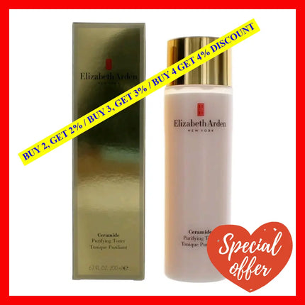 Ceramide By Elizabeth Arden 6.7 Oz Purifying Toner