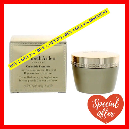 Ceramide Premiere By Elizabeth Arden.5 Oz Intense Moisture And Renewal Regeneration Eye Cream