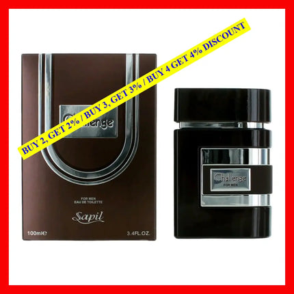 Challenge By Sapil 3.4 Oz Eau De Toilette Spray For Men