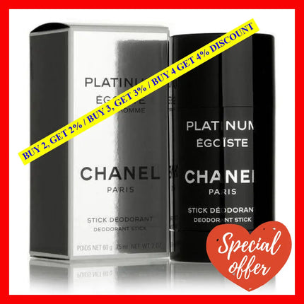 Chanel Egoiste Platinum 2.5 Deodorant Stick