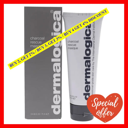 Charcoal Rescue Masque By Dermalogica For Unisex - 2.5 Oz Mask