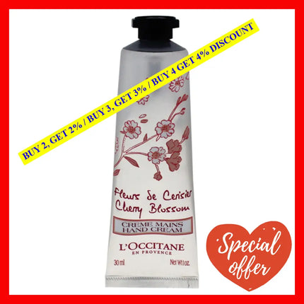 Cherry Blossom Hand Cream By Loccitane For Women - 1 Oz