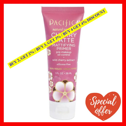 Cherry Matte Mattifying Primer By Pacifica For Women - 1 Oz