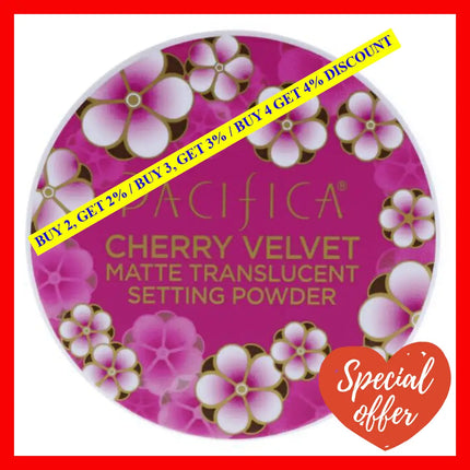 Cherry Velvet Matte Setting Translucent Powder By Pacifica For Women - 0.45 Oz