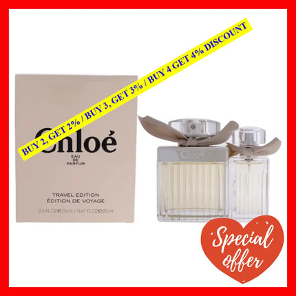 Chloe By For Women - 2 Pc Gift Set 2.5Oz Edp Spray 0.67Oz Mini