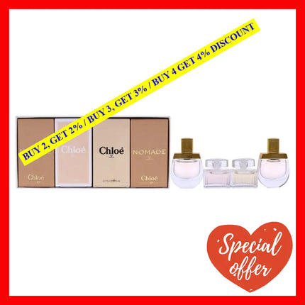 Chloe By For Women - 4 Pc Mini Gift Set 0.16Oz Nomade Edp Spray Edt