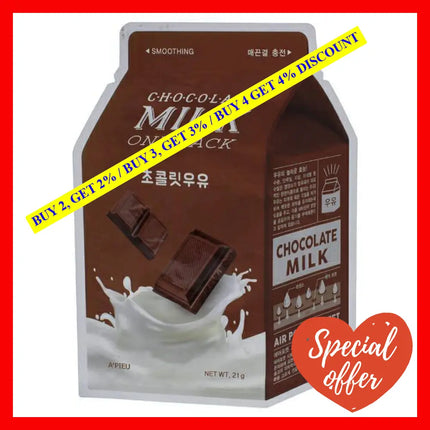 Chocolate Milk Sheet Mask By Apieu For Unisex - 0.74 Oz