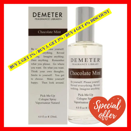 Chocolate Mint By Demeter For Unisex - 4 Oz Cologne Spray