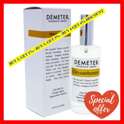 Chrysanthemum By Demeter For Unisex - 4 Oz Cologne Spray