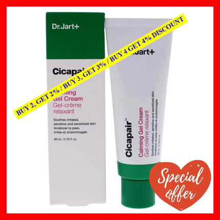 Cicapair Calming Gel Cream By Dr. Jart+ For Unisex - 2.7 Oz