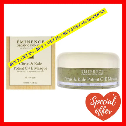 Citrus And Kale Potent C E Masque By Eminence For Unisex - 2 Oz Mask