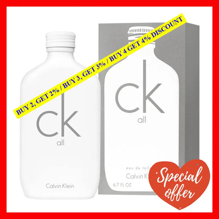 Ck All By Calvin Klein For Unisex - 6.7 Oz Edt Spray