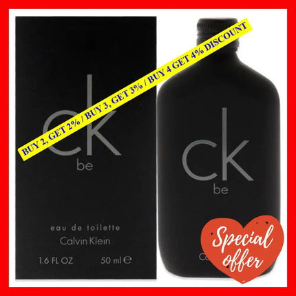 Ck Be By Calvin Klein For Unisex - 1.6 Oz Edt Spray