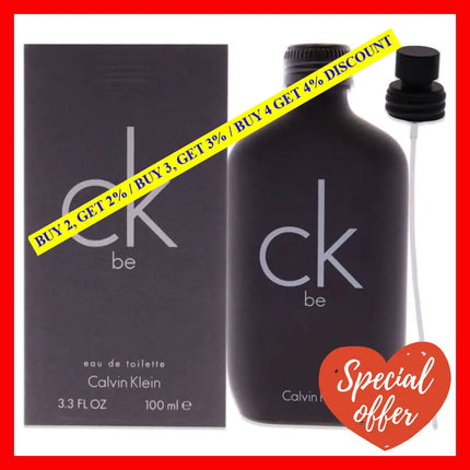 Ck Be By Calvin Klein For Unisex - 3.3 Oz Edt Spray