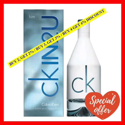 Ck In2U By Calvin Klein 5 Oz Eau De Toilette Spray For Men