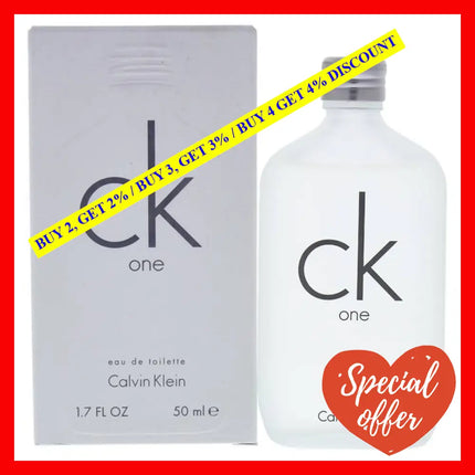 Ck One By Calvin Klein For Unisex - 1.7 Oz Edt Spray