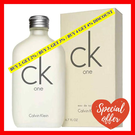 Ck One By Calvin Klein For Unisex - 6.7 Oz Edt Spray