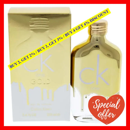 Ck One Gold By Calvin Klein For Unisex - 3.4 Oz Edt Spray