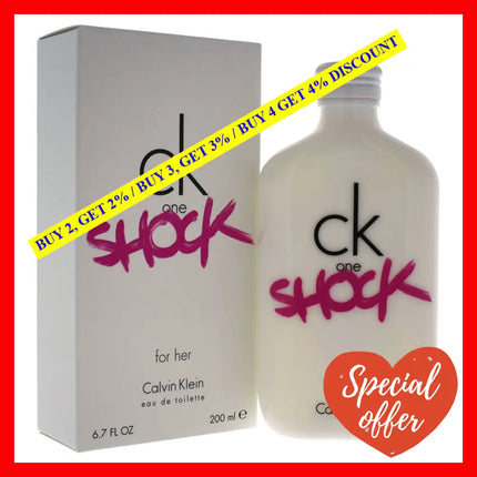 Ck One Shock For Her By Calvin Klein For Women - 6.7 Oz Edt Spray